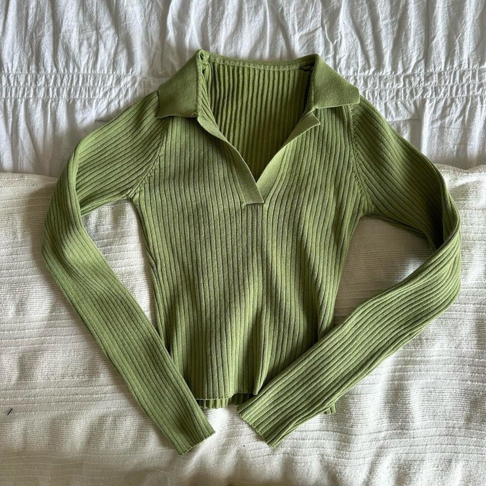 Green colored long sleeve
